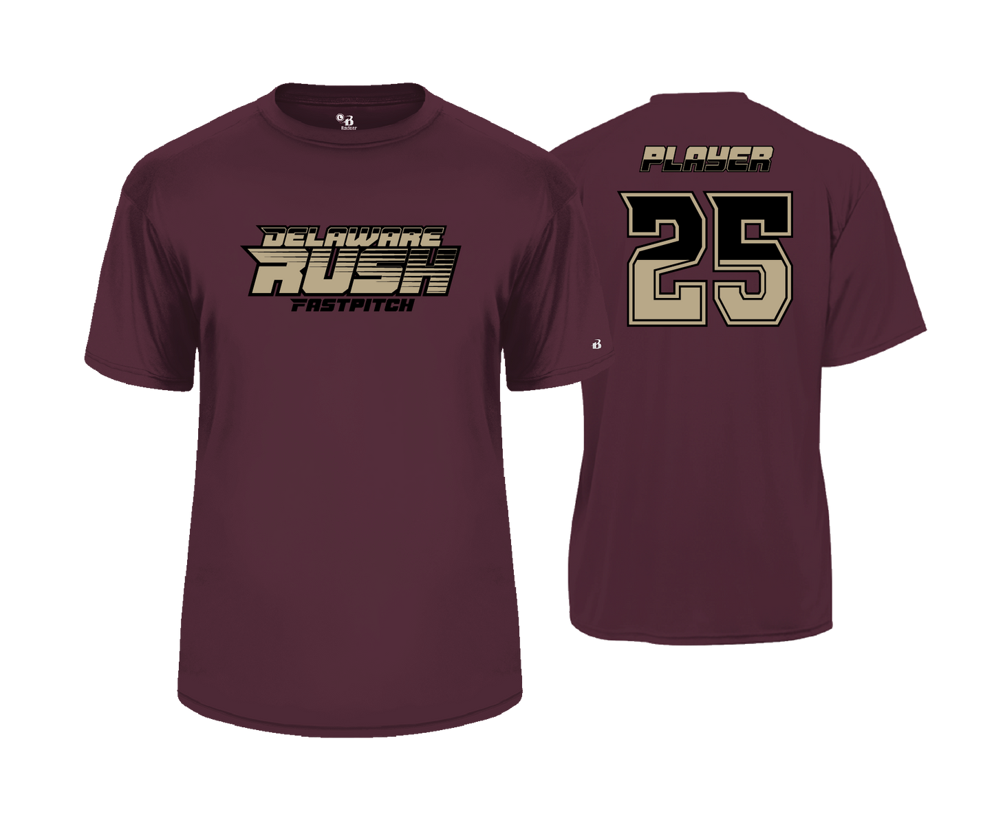 Delaware Rush - DTF | Unisex Short Sleeve Performance Tee