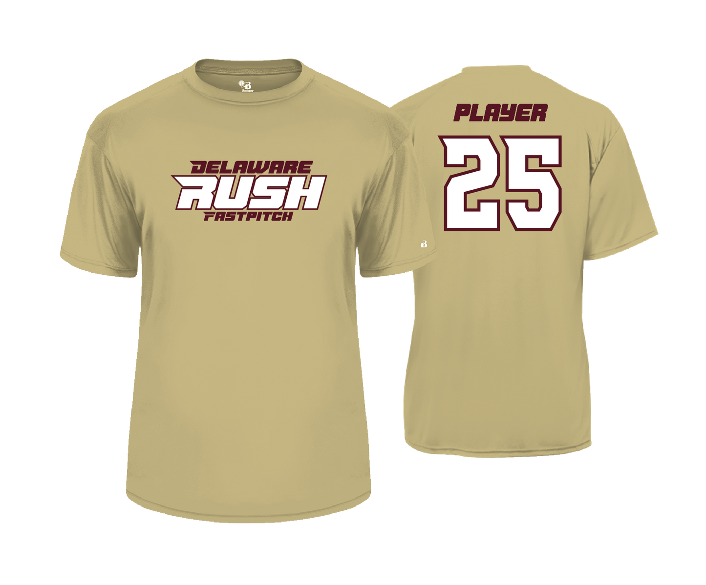 Delaware Rush - DTF | Unisex Short Sleeve Performance Tee