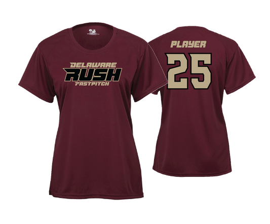 Delaware Rush - DTF | Women's Short Sleeve Performance Tee