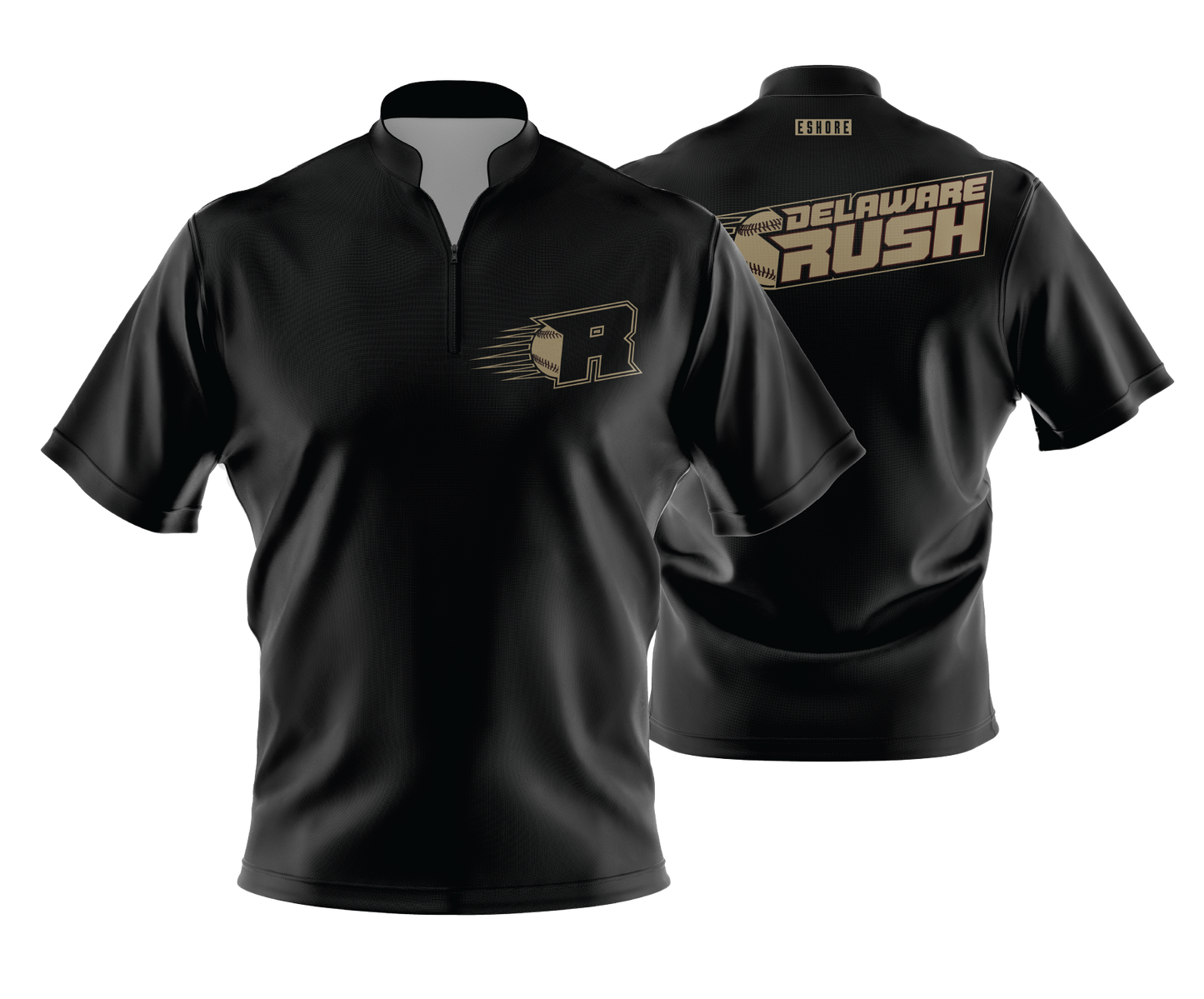 Delaware Rush - FDS | Unisex 1/4 Zip BP Jacket