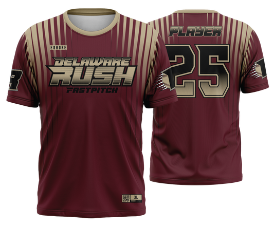 Delaware Rush - MAROON - FDS | Short Sleeve Jersey