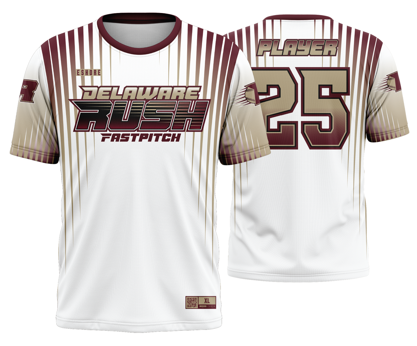 Delaware Rush - WHITE - FDS | Short Sleeve Jersey