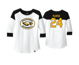 Pasadena Eagles - DTF | Women's New Era® 3/4 Sleeve Baseball Tee