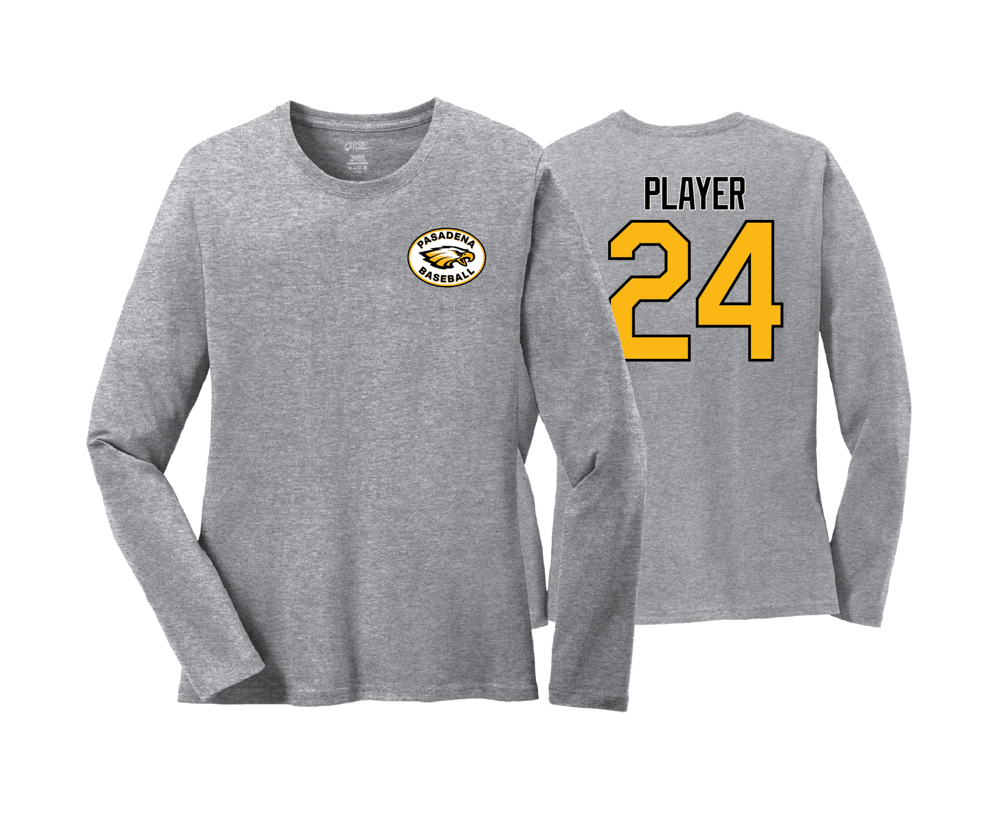 Pasadena Eagles - DTF | Women's Long Sleeve Cotton Tee