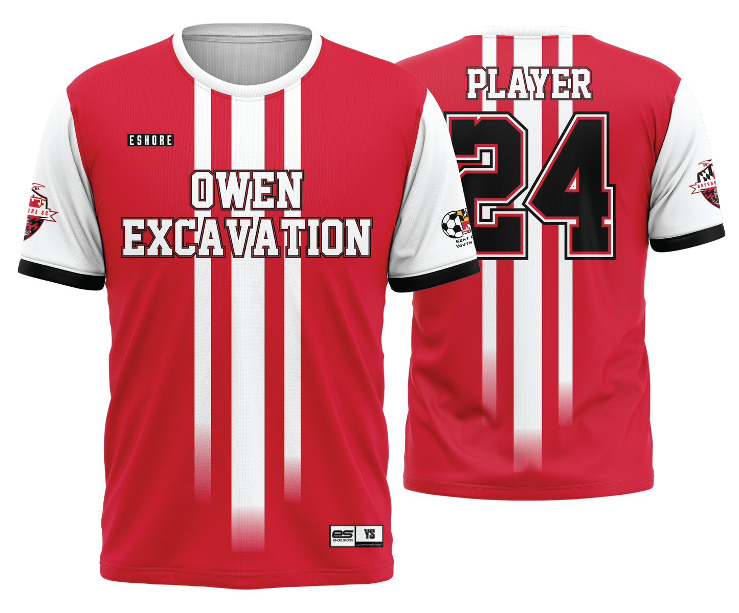 KCYS - Red FS SS Jerseys