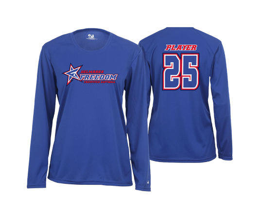 Delmarva Freedom - DTF | Women's Long Sleeve Performance Tee