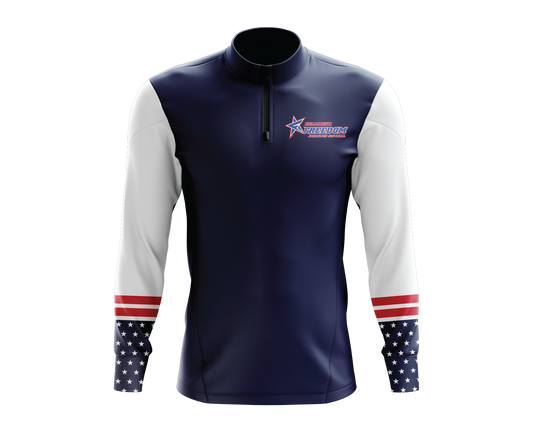 Delmarva Freedom - FDS | Unisex Long Sleeve 1/4 Zip BP Jacket