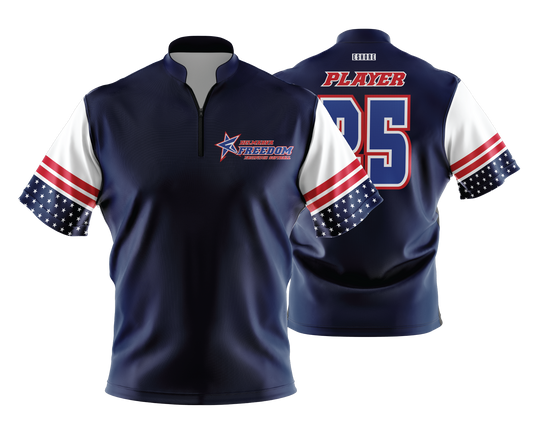Delmarva Freedom - FDS | Unisex Short Sleeve 1/4 Zip BP Jacket