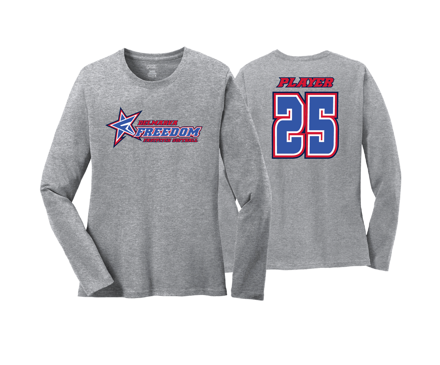 Delmarva Freedom - DTF | Women's Long Sleeve Cotton Tee
