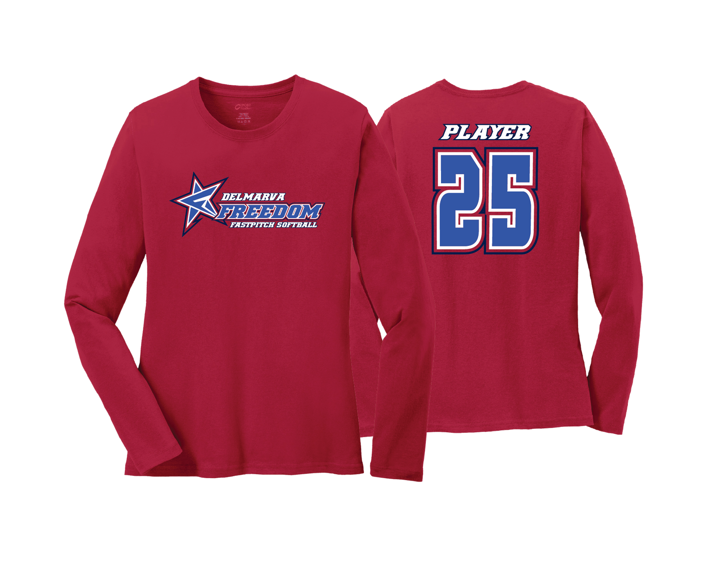 Delmarva Freedom - DTF | Women's Long Sleeve Cotton Tee