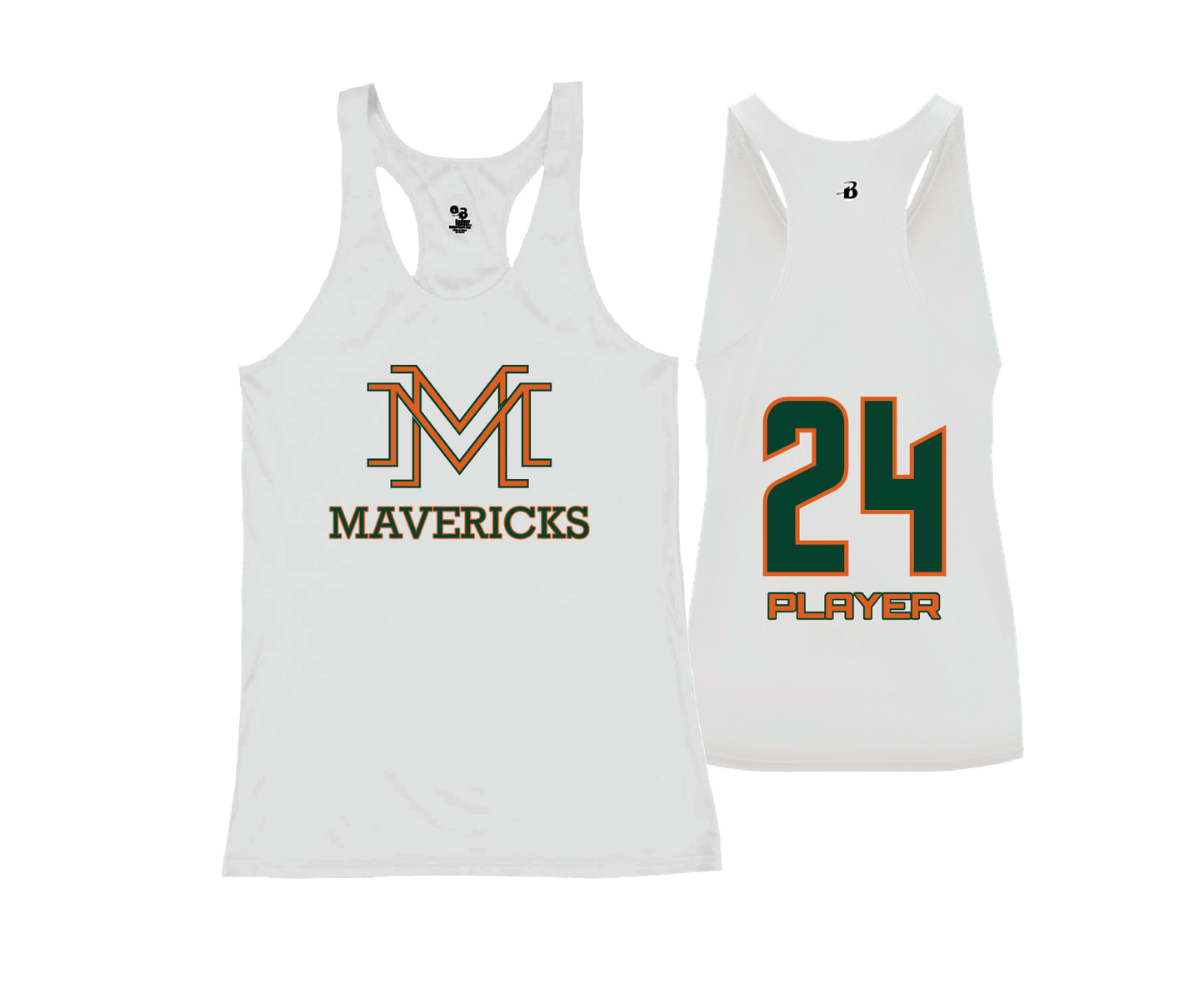 Mavericks - DTF | Women's Performance Racerback