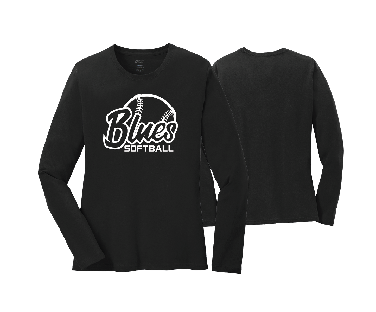 Bayside Blues - 2023 - DTF | Women's Long Sleeve Cotton Tee