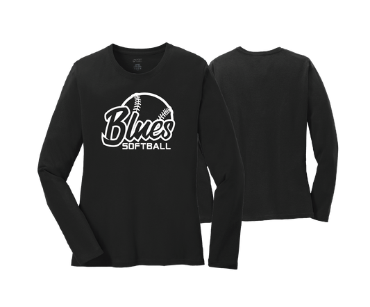 Bayside Blues - 2023 - DTF | Women's Long Sleeve Cotton Tee