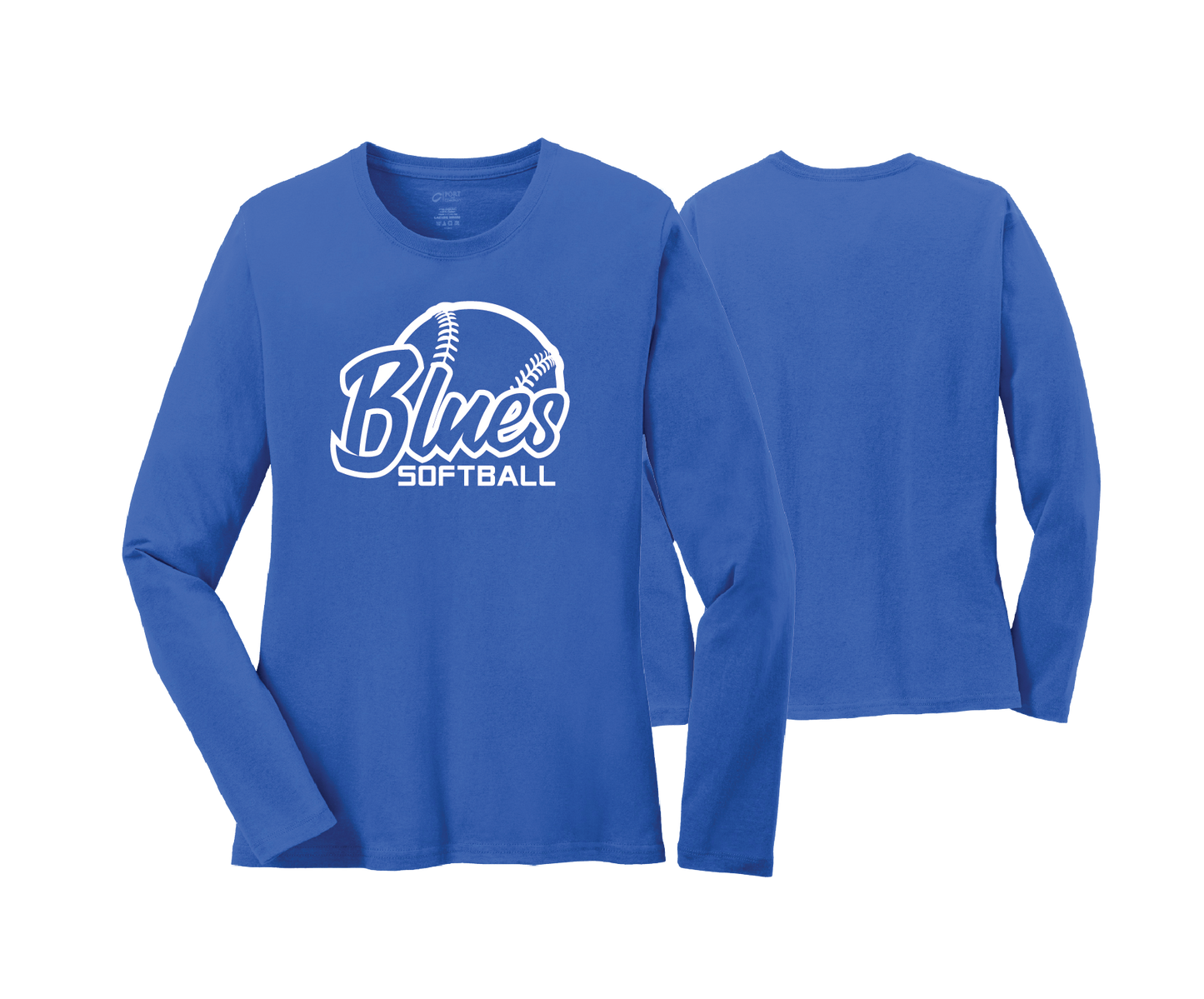 Bayside Blues - 2023 - DTF | Women's Long Sleeve Cotton Tee