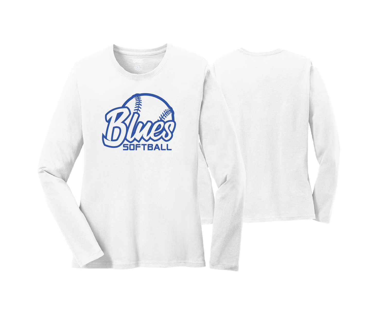 Bayside Blues - 2023 - DTF | Women's Long Sleeve Cotton Tee
