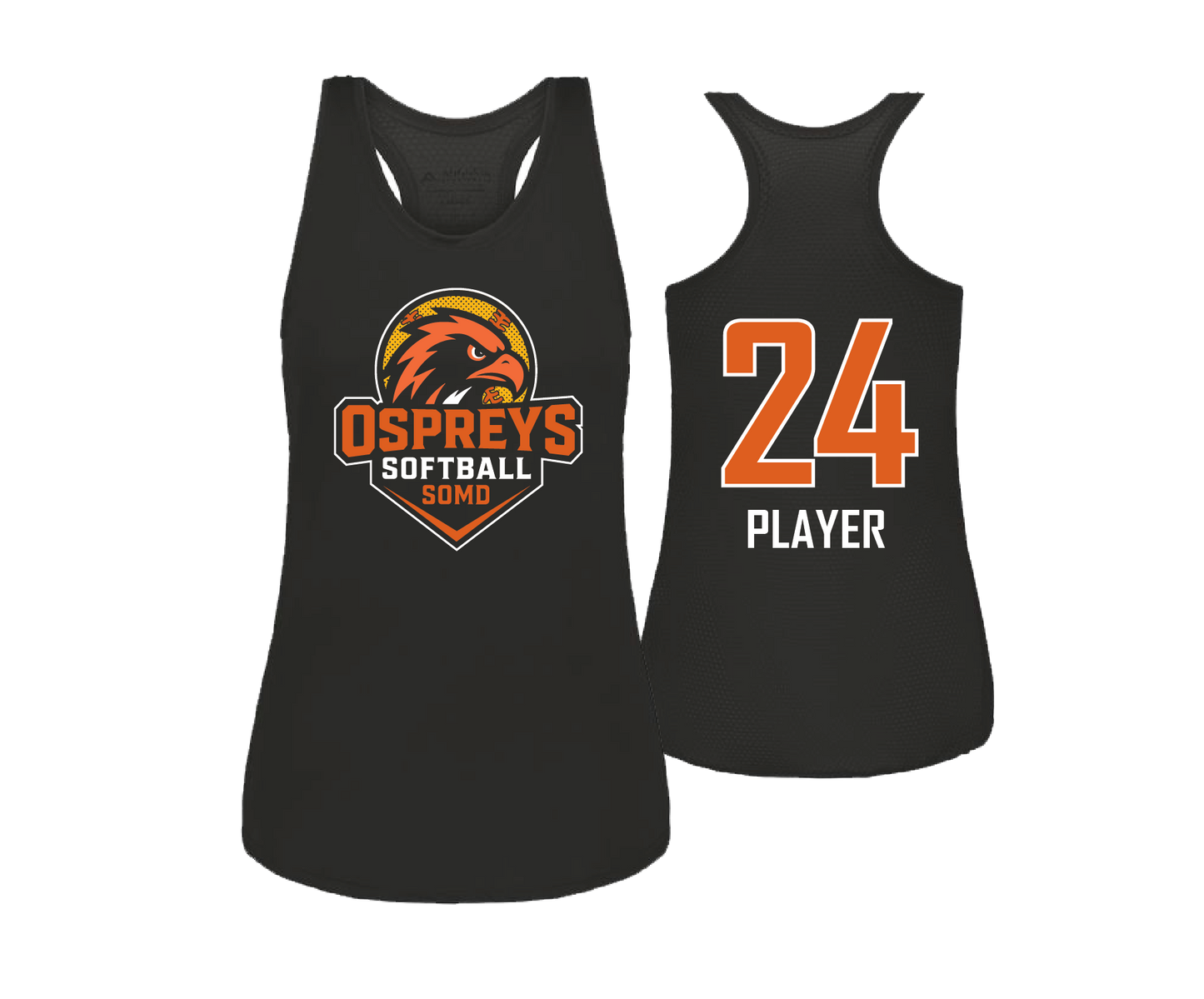 SOMD Ospreys - 2025 - DTF | Women's Performance Racerback