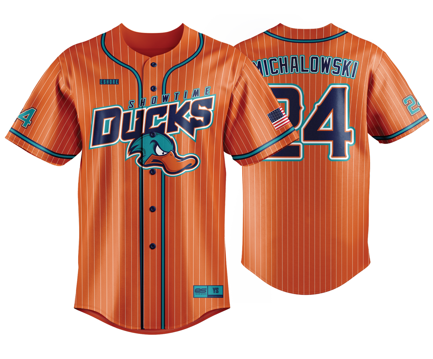 Showtime Ducks - FDS | Full Button Down Jersey