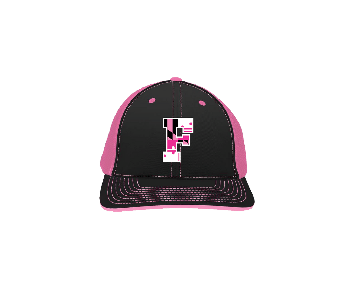 Finksburg Baseball - PINK - Fitted Trucker