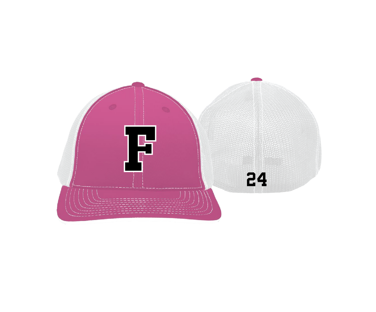 Finksburg Baseball - PINK - PERSONALIZED | Fitted Trucker