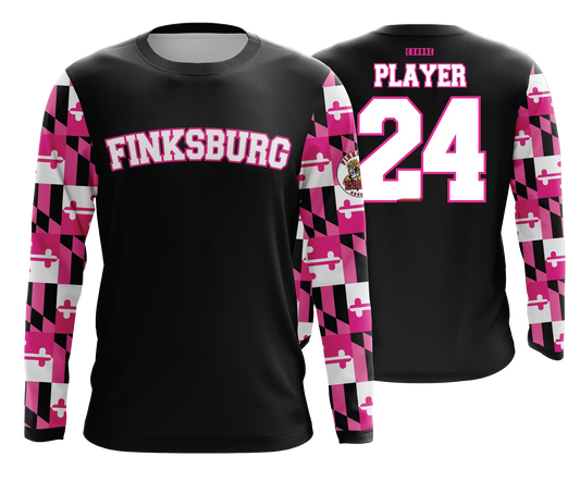 Finksburg Baseball - Pink - FDS | Unisex Long Sleeve Jersey