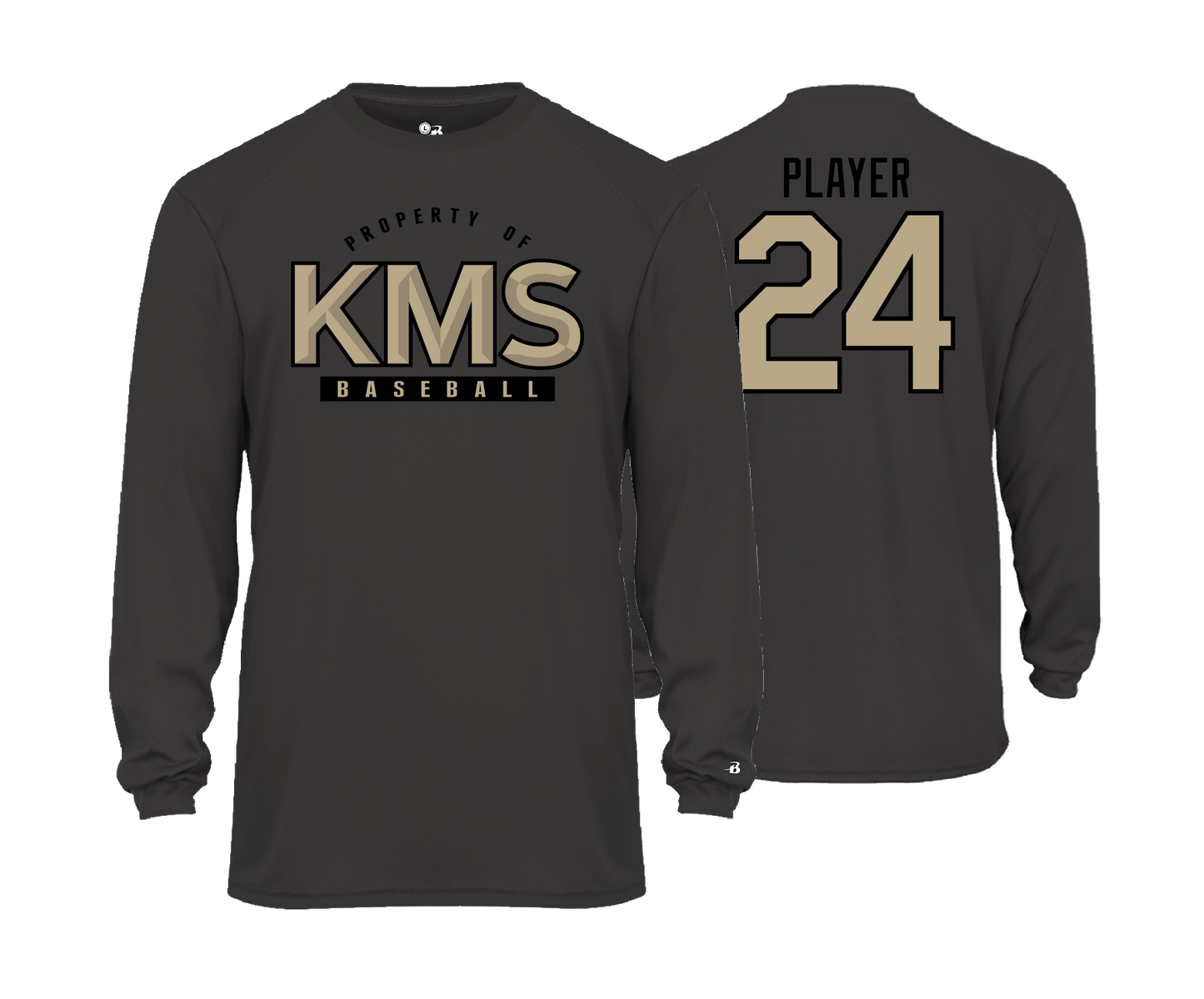 KMS - DTF | Unisex Long Sleeve Performance Tee