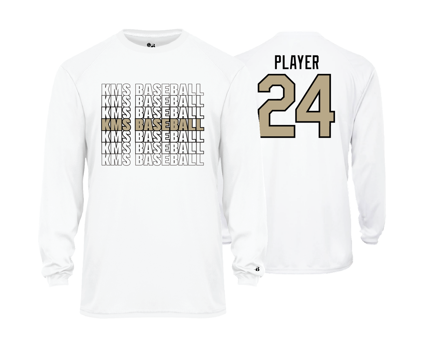 KMS - DTF | Unisex Long Sleeve Performance Tee