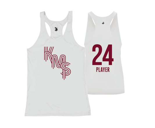 KMS - DTF | Women's Performance Racerback