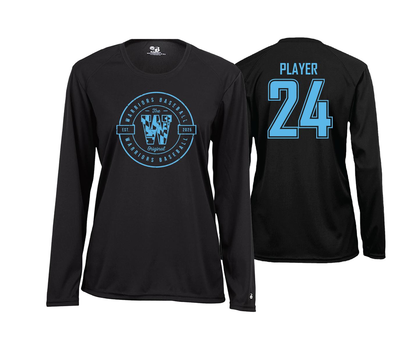 Warriors BCCC - DTF | Women's Long Sleeve Performance Tee
