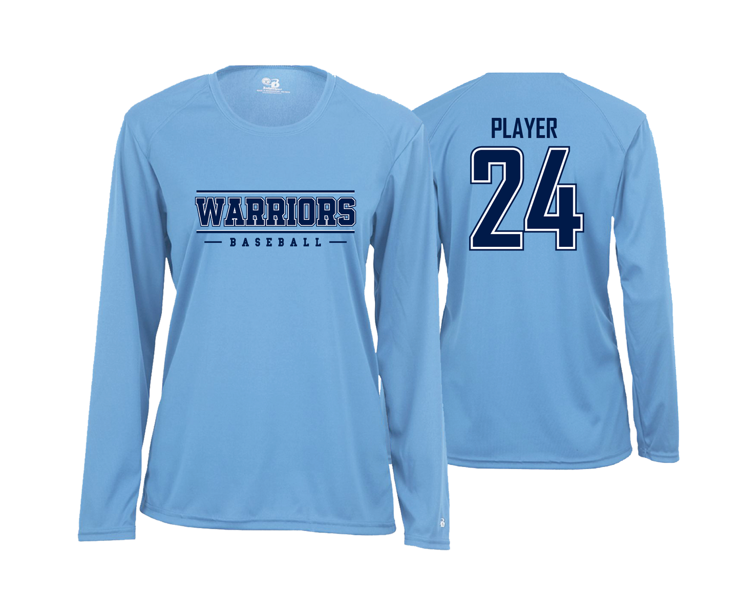 Warriors BCCC - DTF | Women's Long Sleeve Performance Tee