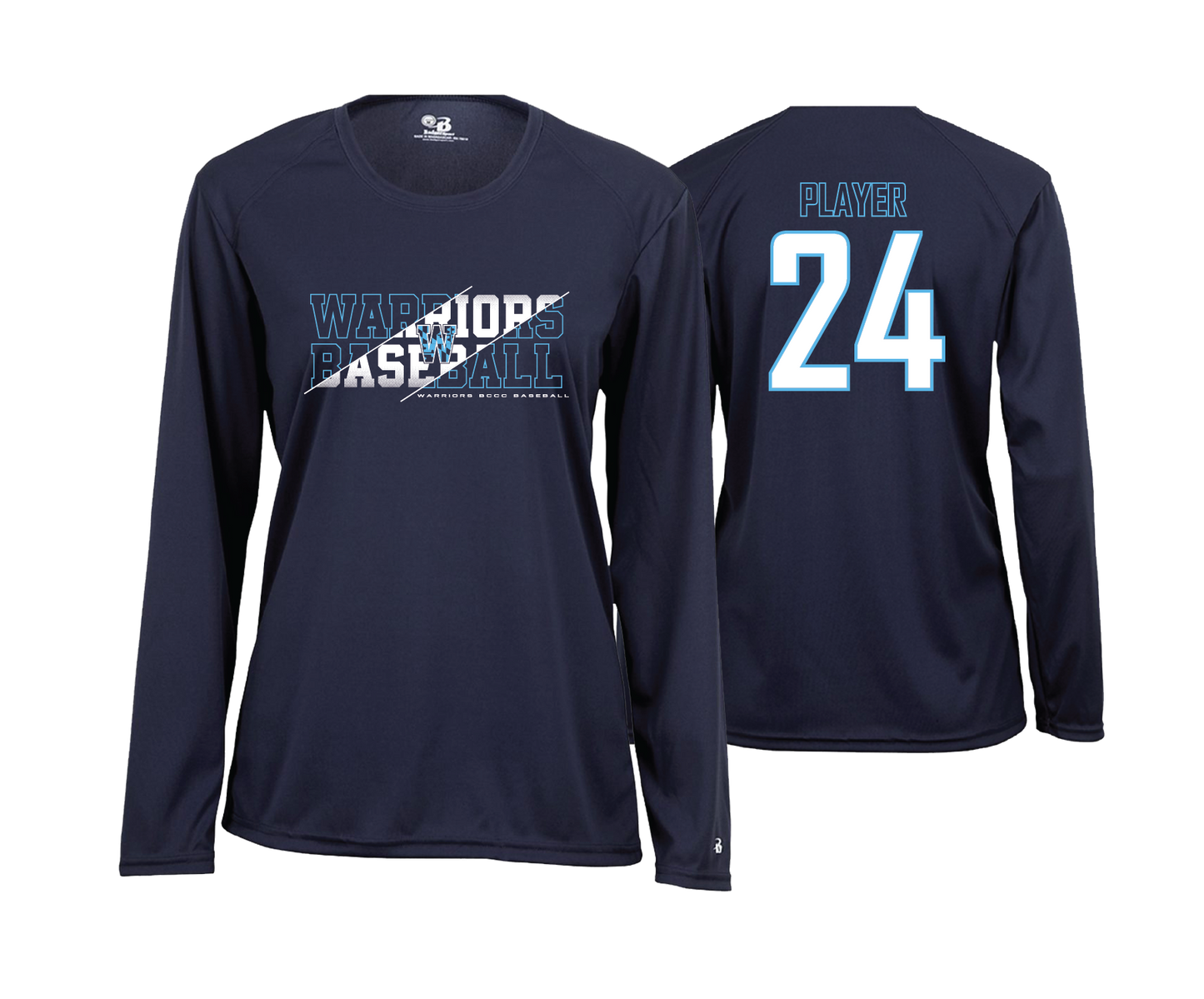 Warriors BCCC - DTF | Women's Long Sleeve Performance Tee