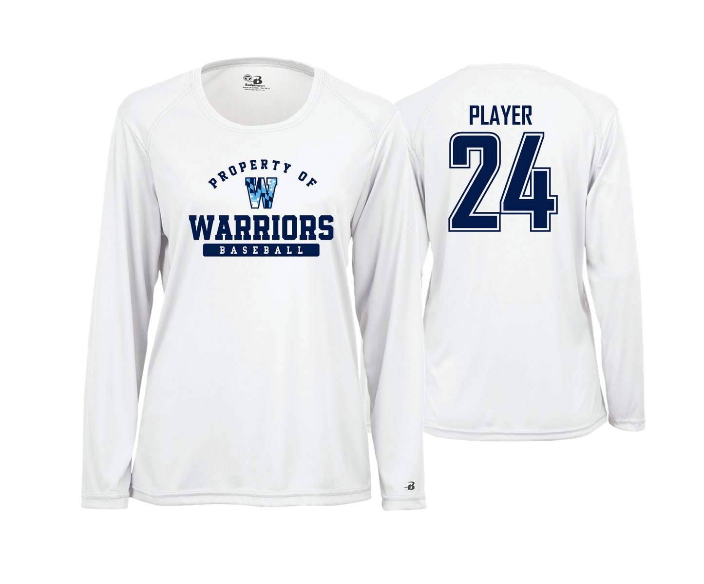 Warriors BCCC - DTF | Women's Long Sleeve Performance Tee