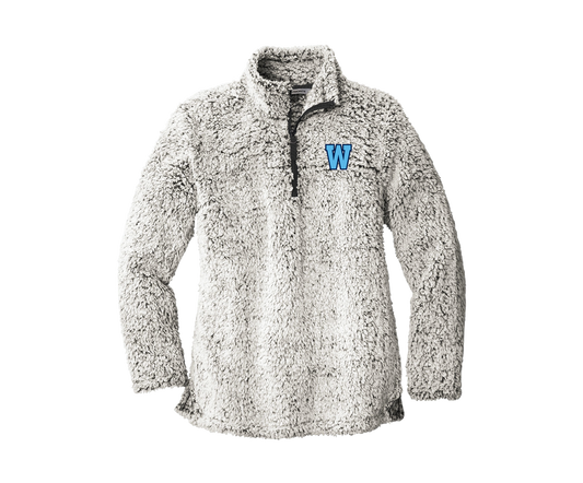 Warriors BCCC - Embroidered | Women's 1/4 Zip Sherpa Fleece