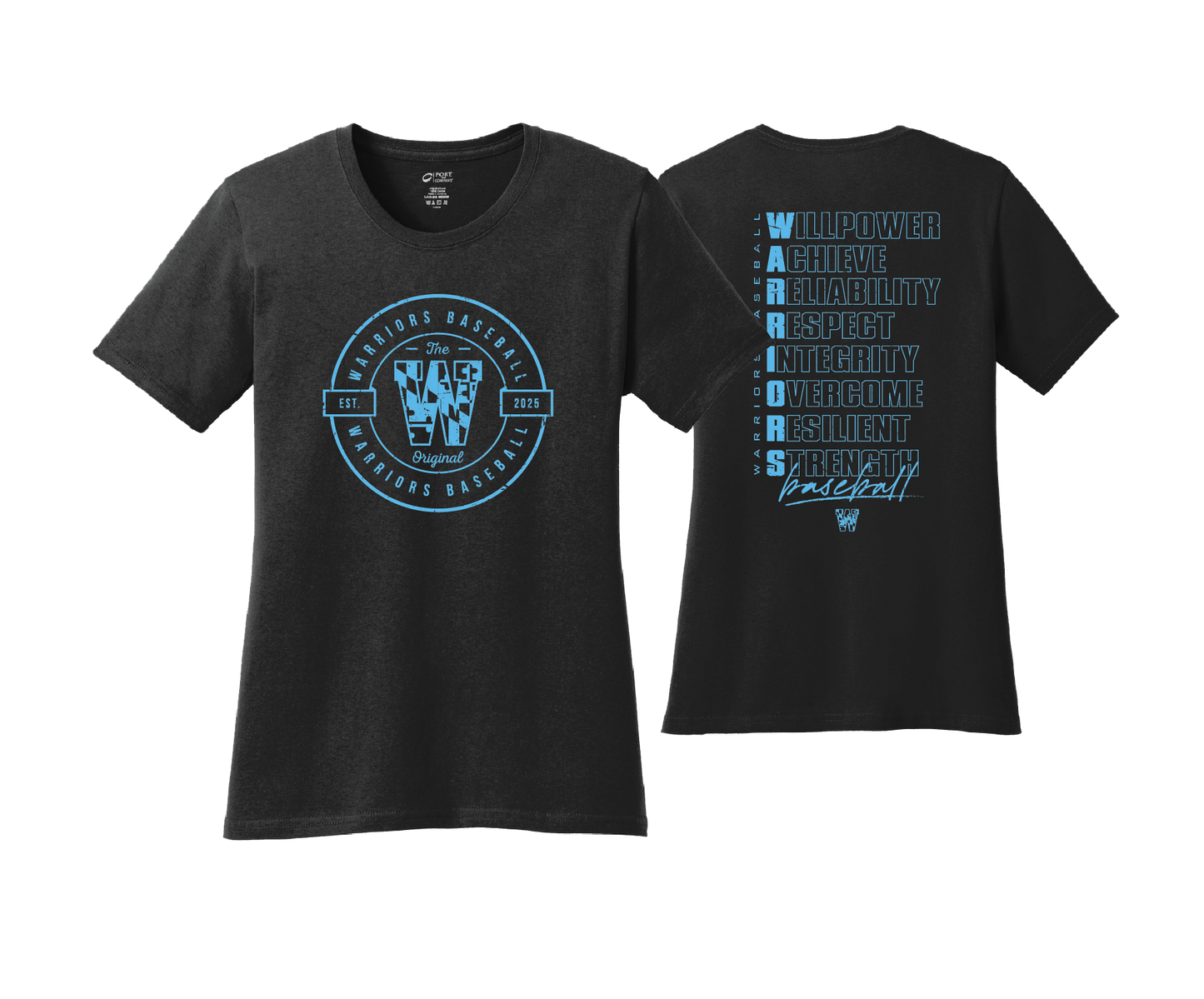 Warriors BCCC - BLACK - DTF | Women's Short Sleeve Cotton Tee
