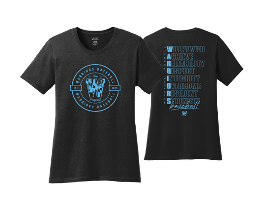 Warriors BCCC - BLACK - DTF | Women's Short Sleeve Cotton Tee