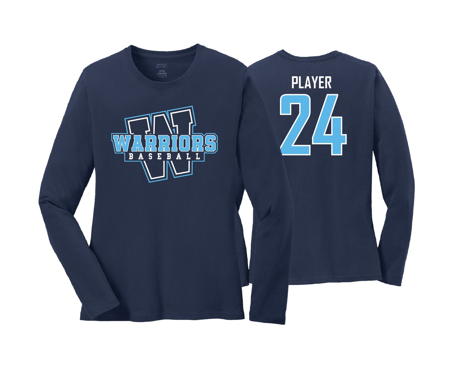 Warriors BCCC - DTF | Women's Long Sleeve Cotton Tee