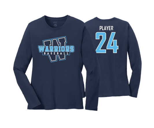 Warriors BCCC - DTF | Women's Long Sleeve Cotton Tee