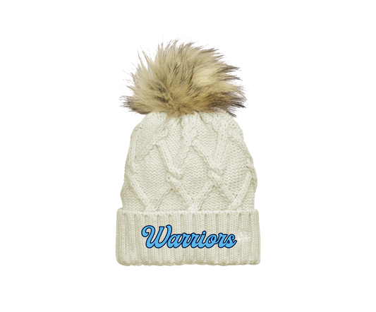 Warriors BCCC - Faux Fur Pom Beanie