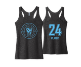 Warriors BCCC - BLACK - DTF | Women's Next Level Apparel® Tri-Blend Racerback