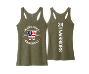 Warriors BCCC - MILITARY - DTF | Women's Next Level Apparel® Tri-Blend Racerback