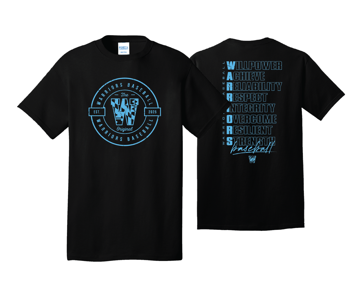 Warriors BCCC - BLACK - DTF | Unisex Short Sleeve Cotton Tee