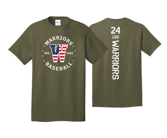 Warriors BCCC - MILITARY - DTF | Unisex Short Sleeve Cotton Tee