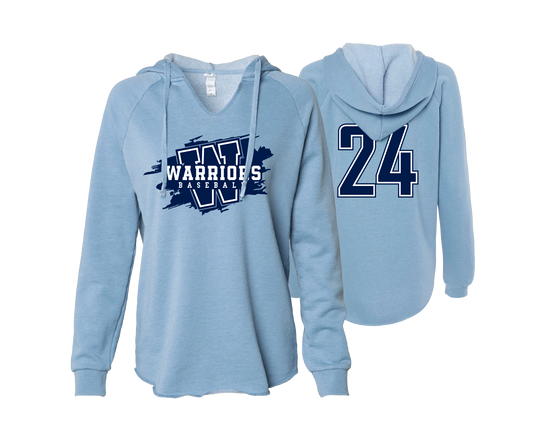 Warriors BCCC - DTF | Women's Wave Wash Hoodie