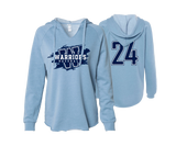 Warriors BCCC - DTF | Women's Wave Wash Hoodie