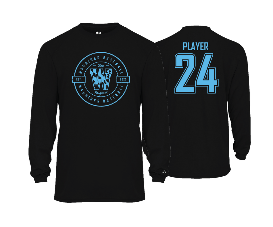 Warriors BCCC - 2025 - DTF | Unisex Long Sleeve Performance Tee