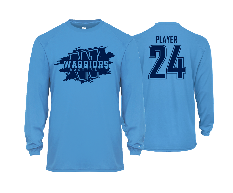 Warriors BCCC - 2022 - DTF | Unisex Long Sleeve Performance Tee