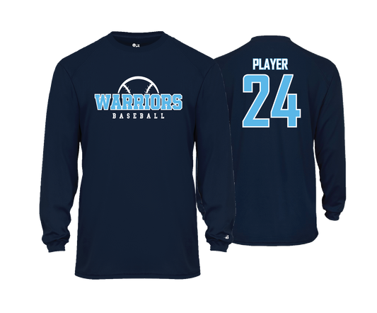 Warriors BCCC - 2022 - DTF | Unisex Long Sleeve Performance Tee