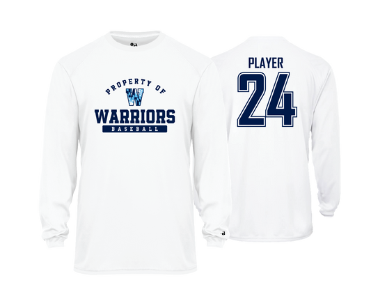 Warriors BCCC - 2025 - DTF | Unisex Long Sleeve Performance Tee