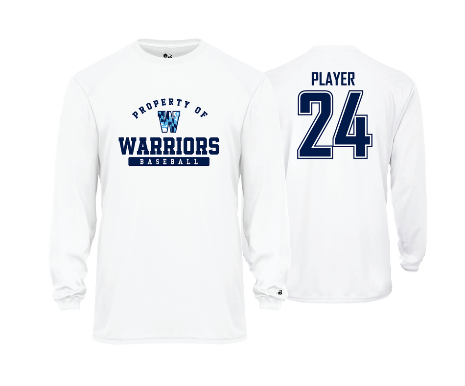 Warriors BCCC - 2025 - DTF | Unisex Long Sleeve Performance Tee