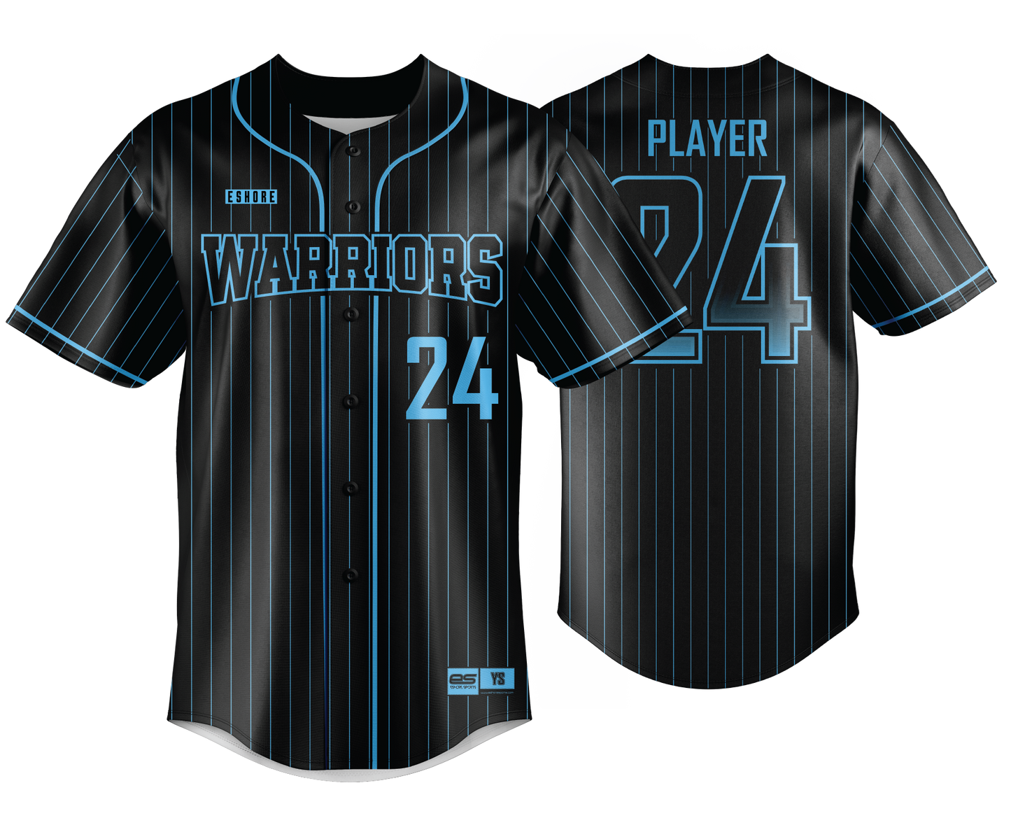 Warriors BCCC - FDS | Unisex Short Sleeve Full Button Jersey