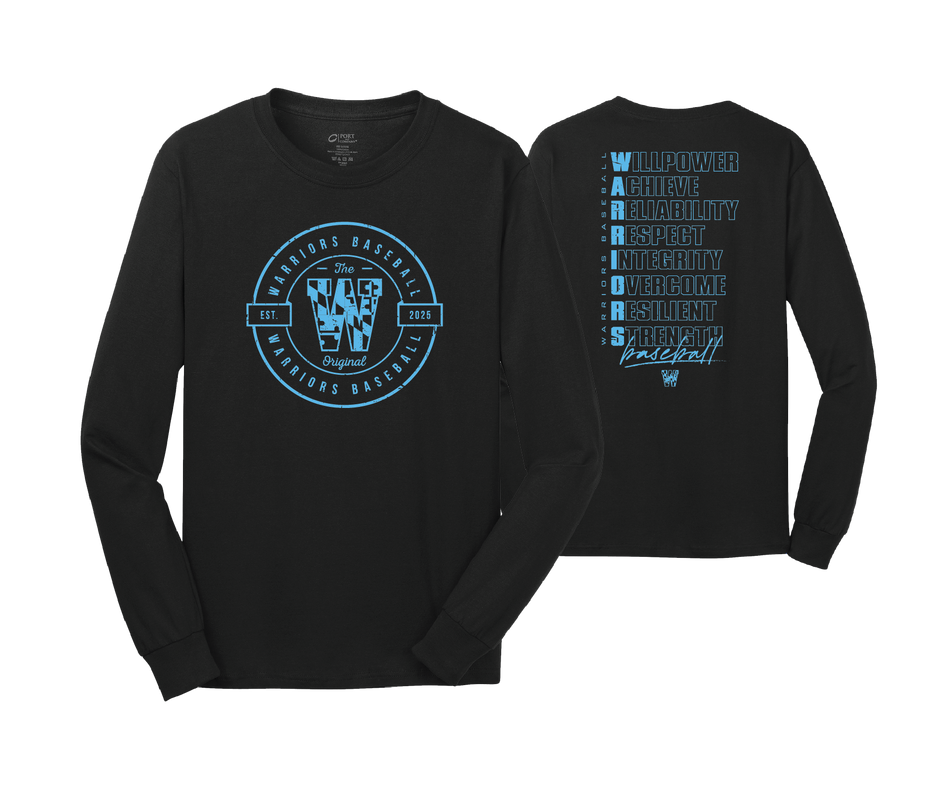 Warriors BCCC - BLACK - DTF | Unisex Long Sleeve Cotton Tee